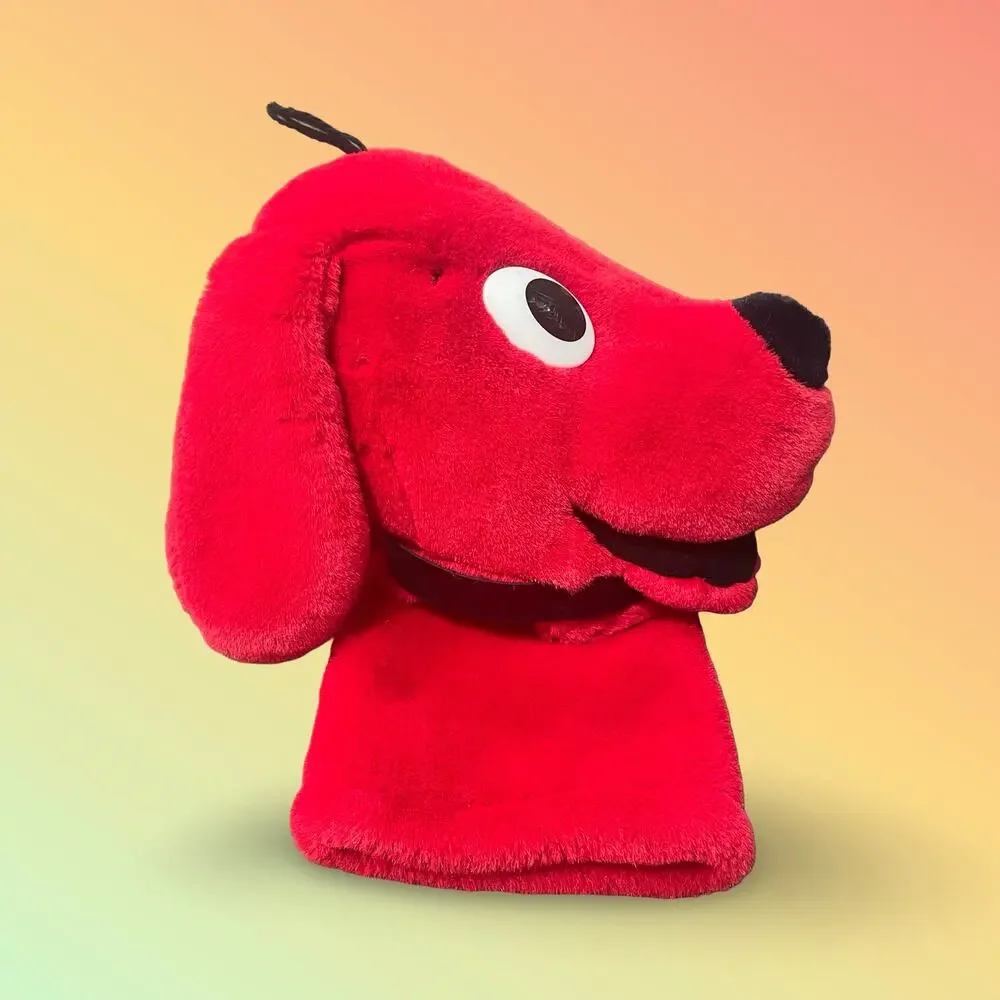 Dakin Clifford The Big Red Dog Vintage 1990 Hand Puppet Plush Scholastic 1963